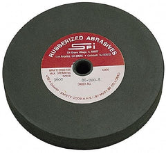 Made in USA - 8" Diam x 1/2" Hole x 1" Thick, 240 Grit Surface Grinding Wheel - Aluminum Oxide/Silicon Carbide Blend, Very Fine Grade, 2,600 Max RPM - Apex Tool & Supply