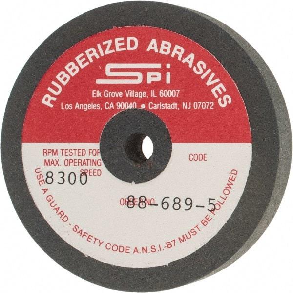 Made in USA - 2-1/2" Diam x 1/4" Hole x 3/8" Thick, 240 Grit Surface Grinding Wheel - Aluminum Oxide/Silicon Carbide Blend, Very Fine Grade, 8,300 Max RPM - Apex Tool & Supply
