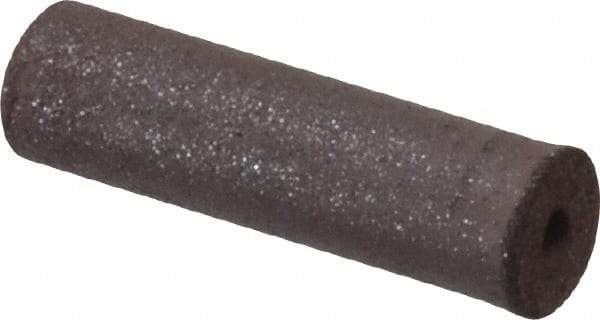 Made in USA - 1/4" Max Diam x 7/8" Long, Cylinder, Rubberized Point - Fine Grade, Silicon Carbide, 1/16" Arbor Hole, Unmounted - Apex Tool & Supply