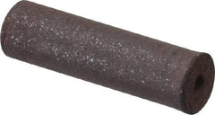 Made in USA - 1/4" Max Diam x 7/8" Long, Cylinder, Rubberized Point - Fine Grade, Silicon Carbide, 1/16" Arbor Hole, Unmounted - Apex Tool & Supply