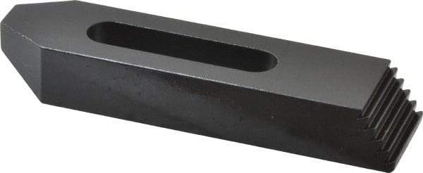 Gibraltar - M6, M8 & M10mm Stud, Steel, Plain Strap Clamp - 37mm Travel, 102mm OAL x 25mm Wide x 16mm High, Black Oxide Finish, Tapered Nose - Apex Tool & Supply