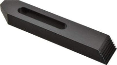 Gibraltar - M6, M8 & M10mm Stud, Steel, Plain Strap Clamp - 56mm Travel, 152mm OAL x 29mm Wide x 19mm High, Black Oxide Finish, Tapered Nose - Apex Tool & Supply