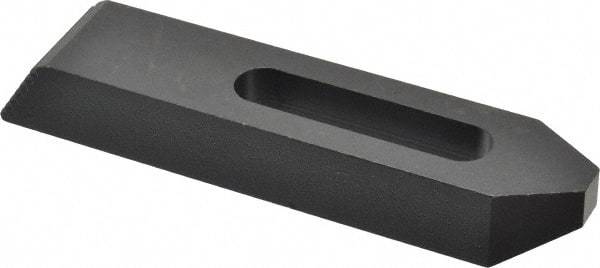 Gibraltar - M12mm Stud, Steel, Plain Strap Clamp - 52mm Travel, 152mm OAL x 32mm Wide x 19mm High, Black Oxide Finish, Tapered Nose - Apex Tool & Supply