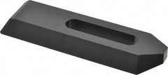Gibraltar - M12mm Stud, Steel, Plain Strap Clamp - 52mm Travel, 152mm OAL x 32mm Wide x 19mm High, Black Oxide Finish, Tapered Nose - Apex Tool & Supply