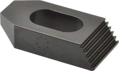 Gibraltar - M16mm Stud, Steel, Plain Strap Clamp - 14mm Travel, 64mm OAL x 32mm Wide x 16mm High, Black Oxide Finish, Tapered Nose - Apex Tool & Supply