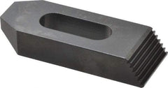 Gibraltar - M16mm Stud, Steel, Plain Strap Clamp - 30mm Travel, 102mm OAL x 38mm Wide x 19mm High, Black Oxide Finish, Tapered Nose - Apex Tool & Supply