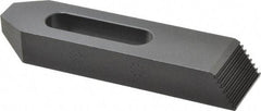 Gibraltar - M16mm Stud, Steel, Plain Strap Clamp - 49mm Travel, 152mm OAL x 38mm Wide x 22mm High, Black Oxide Finish, Tapered Nose - Apex Tool & Supply