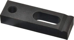Gibraltar - 1/4" Stud, Medium Carbon Steel, Strap Clamp - 1/2" Travel, 2" OAL x 5/8" Wide x 3/8" High, Black Oxide Finish, Radius Nose - Apex Tool & Supply
