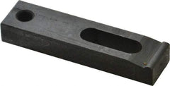 Gibraltar - 1/4" Stud, Medium Carbon Steel, Strap Clamp - 1/2" Travel, 2-1/2" OAL x 5/8" Wide x 3/8" High, Black Oxide Finish, Radius Nose - Apex Tool & Supply