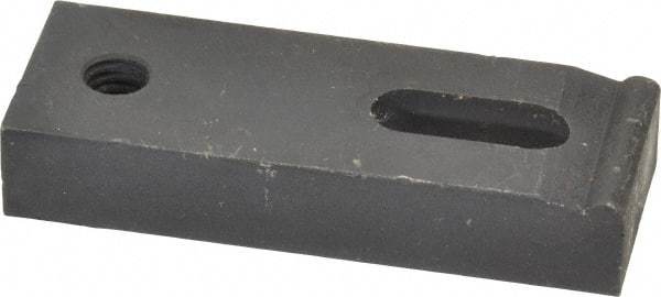 Gibraltar - 5/16" Stud, Medium Carbon Steel, Strap Clamp - 7/16" Travel, 2-3/4" OAL x 1" Wide x 1/2" High, Black Oxide Finish, Radius Nose - Apex Tool & Supply