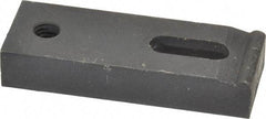 Gibraltar - 5/16" Stud, Medium Carbon Steel, Strap Clamp - 7/16" Travel, 2-3/4" OAL x 1" Wide x 1/2" High, Black Oxide Finish, Radius Nose - Apex Tool & Supply