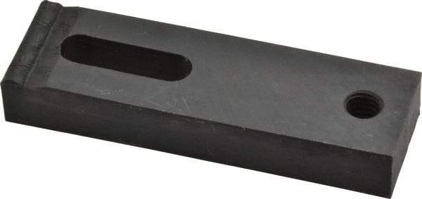 Gibraltar - 5/16" Stud, Medium Carbon Steel, Strap Clamp - 13/16" Travel, 3-1/4" OAL x 1" Wide x 1/2" High, Black Oxide Finish, Radius Nose - Apex Tool & Supply
