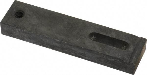 Gibraltar - 5/16" Stud, Medium Carbon Steel, Strap Clamp - 7/8" Travel, 4" OAL x 1" Wide x 1/2" High, Black Oxide Finish, Radius Nose - Apex Tool & Supply