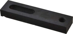 Gibraltar - 1/2" Stud, Medium Carbon Steel, Strap Clamp - 1-1/2" Travel, 5" OAL x 1-1/4" Wide x 5/8" High, Black Oxide Finish, Radius Nose - Apex Tool & Supply