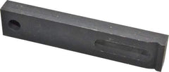 Gibraltar - 1/2" Stud, Medium Carbon Steel, Strap Clamp - 1-1/2" Travel, 6" OAL x 1-1/4" Wide x 5/8" High, Black Oxide Finish, Radius Nose - Apex Tool & Supply