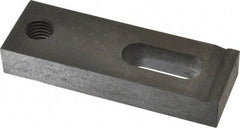 Gibraltar - 5/8" Stud, Medium Carbon Steel, Strap Clamp - 1" Travel, 4-1/2" OAL x 1-1/2" Wide x 3/4" High, Black Oxide Finish, Radius Nose - Apex Tool & Supply