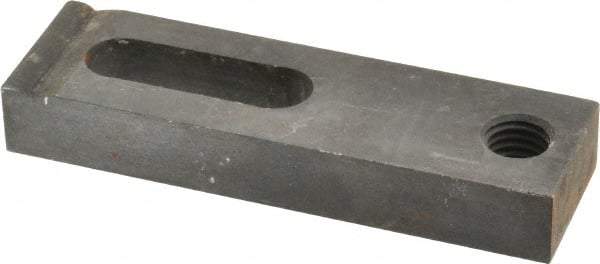 Gibraltar - 5/8" Stud, Medium Carbon Steel, Strap Clamp - 1-1/2" Travel, 5" OAL x 1-1/2" Wide x 3/4" High, Black Oxide Finish, Radius Nose - Apex Tool & Supply
