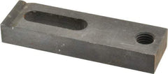 Gibraltar - 5/8" Stud, Medium Carbon Steel, Strap Clamp - 1-1/2" Travel, 5" OAL x 1-1/2" Wide x 3/4" High, Black Oxide Finish, Radius Nose - Apex Tool & Supply