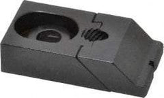 Gibraltar - 2-5/16" OAL x 1-1/4" Overall Width, Low Grip Nose, Steel Manual Edge Clamp - Black Oxide Coating, 5/8" High, 3/8" Socket Cap Screw Slot, 3/8" Travel - Apex Tool & Supply