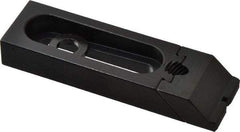 Gibraltar - 4-1/8" OAL x 1-1/4" Overall Width, Low Grip Nose, Steel Manual Edge Clamp - Black Oxide Coating, 5/8" High, 3/8" Socket Cap Screw Slot, 2" Travel - Apex Tool & Supply