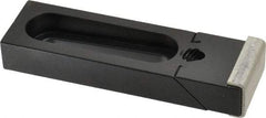 Gibraltar - 4-1/8" OAL x 1-1/4" Overall Width, Standard Grip Nose, Steel Manual Edge Clamp - Black Oxide Coating, 5/8" High, 3/8" Socket Cap Screw Slot, 2" Travel - Apex Tool & Supply