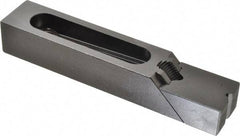 Gibraltar - 7-3/8" OAL x 1-1/2" Overall Width, High Grip Nose, Steel Manual Edge Clamp - Black Oxide Coating, 1-1/4" High, 1/2" Socket Cap Screw Slot, 3-5/16" Travel - Apex Tool & Supply