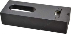 Gibraltar - 5-1/4" OAL x 2" Overall Width, High Grip Nose, Steel Manual Edge Clamp - Black Oxide Coating, 1-1/4" High, 3/4" Socket Cap Screw Slot, 1-3/8" Travel - Apex Tool & Supply