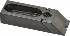 Gibraltar - 2-7/8" OAL x 1" Overall Width, Low Grip Nose, Steel Manual Edge Clamp - Black Oxide Coating, 5/8" High, 5/16" Socket Cap Screw Slot, 1-1/4" Travel - Apex Tool & Supply