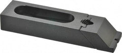 Gibraltar - 5-5/16" OAL x 1-1/2" Overall Width, Low Grip Nose, Steel Manual Edge Clamp - Black Oxide Coating, 7/8" High, 1/2" Socket Cap Screw Slot, 2" Travel - Apex Tool & Supply