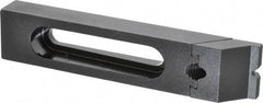 Gibraltar - 7-1/4" OAL x 1-1/2" Overall Width, Low Grip Nose, Steel Manual Edge Clamp - Black Oxide Coating, 7/8" High, 1/2" Socket Cap Screw Slot, 3" Travel - Apex Tool & Supply