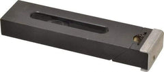 Gibraltar - 4-11/16" OAL x 1-1/4" Overall Width, Standard Grip Nose, Steel Manual Edge Clamp - Black Oxide Coating, 5/8" High, 3/8" Socket Cap Screw Slot, 2-3/16" Travel - Apex Tool & Supply