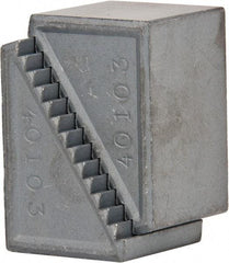 Gibraltar - 2 Piece, 29 to 64mm Height Adjustment, Steel Step Block - 1/16" Step Depth, 1/8" Step Elevation, 25mm Width, 1-39/64" Base Depth, 1-1/16" Height - Apex Tool & Supply
