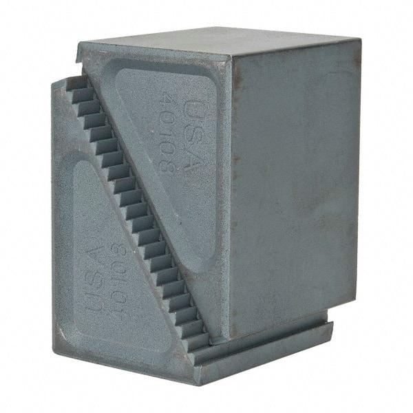 Gibraltar - 2 Piece, 45 to 102mm Height Adjustment, Steel Step Block - 1/16" Step Depth, 1/8" Step Elevation, 51mm Width, 2-17/32" Base Depth, 1-43/64" Height - Apex Tool & Supply