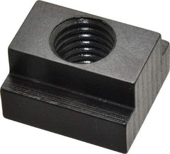Gibraltar - 5/8-11 Blind Tapped T Slot Nut - 11/16" Slot Width, 1-1/8 x 7/16" Base Width x Height, 1-1/4 x 3/4" OAL x Height - Apex Tool & Supply