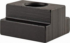 Gibraltar - 1/2-13 Tapped Through T Slot Nut - 5/8" Slot Width, 1 x 11/32" Base Width x Height, 1-1/8 x 5/8" OAL x Height - Apex Tool & Supply