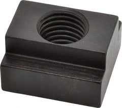 Gibraltar - 7/8-9 Tapped Through T Slot Nut - 1" Slot Width, 1-5/8 x 5/8" Base Width x Height, 1-3/4 x 1" OAL x Height - Apex Tool & Supply