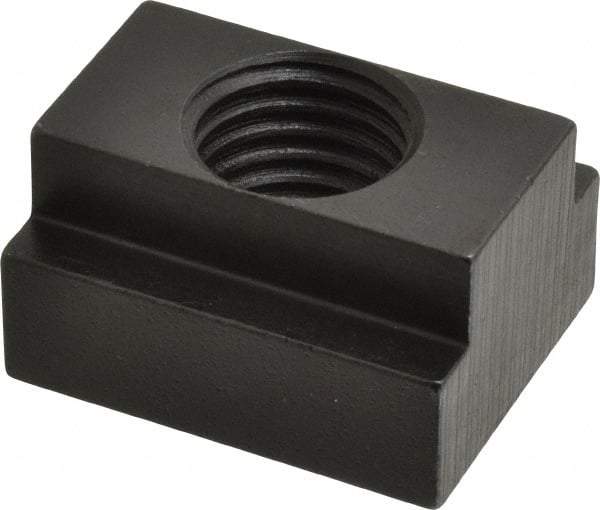 Gibraltar - 1-8 Tapped Through T Slot Nut - 1-1/16" Slot Width, 1-5/8 x 11/16" Base Width x Height, 2 x 1-1/8" OAL x Height - Apex Tool & Supply