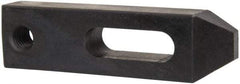 Gibraltar - 17/32" Stud, Carbon Steel, Strap Clamp - 1-1/4" Travel, 4-1/2" OAL x 1-1/4" Wide x 3/4" High, Black Oxide Finish, Tapered Nose - Apex Tool & Supply