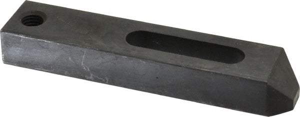 Gibraltar - 17/32" Stud, Carbon Steel, Strap Clamp - 2" Travel, 6" OAL x 1-1/4" Wide x 7/8" High, Black Oxide Finish, Tapered Nose - Apex Tool & Supply