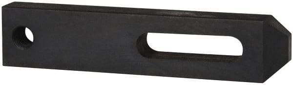 Gibraltar - 21/32" Stud, Carbon Steel, Strap Clamp - 2" Travel, 7" OAL x 1-1/2" Wide x 7/8" High, Black Oxide Finish, Tapered Nose - Apex Tool & Supply
