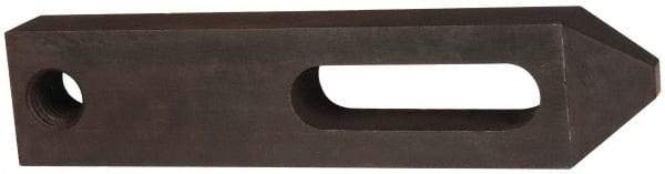 Gibraltar - 25/32" Stud, Carbon Steel, Strap Clamp - 2-1/4" Travel, 8" OAL x 1-3/4" Wide x 1-1/8" High, Black Oxide Finish, Tapered Nose - Apex Tool & Supply