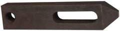 Gibraltar - 25/32" Stud, Carbon Steel, Strap Clamp - 2-1/4" Travel, 8" OAL x 1-3/4" Wide x 1-1/8" High, Black Oxide Finish, Tapered Nose - Apex Tool & Supply