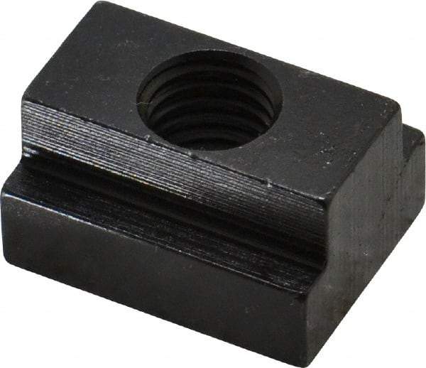 Gibraltar - M12x1.75 Blind Tapped T Slot Nut - 9/16" Slot Width, 22 x 9mm Base Width x Height, 29 x 16mm OAL x Height - Apex Tool & Supply
