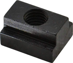 Gibraltar - M12x1.75 Blind Tapped T Slot Nut - 9/16" Slot Width, 22 x 9mm Base Width x Height, 29 x 16mm OAL x Height - Apex Tool & Supply