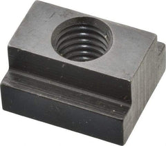Gibraltar - M10x1.50 Tapped Through T Slot Nut - 1/2" Slot Width, 19 x 7mm Base Width x Height, 22 x 13mm OAL x Height - Apex Tool & Supply