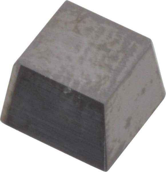 Cutting Tool Technologies - 12151215 Carbide Milling Insert - Uncoated, 1/8" Thick, 0.007" Inscribed Circle, 0.215" Corner Radius - Apex Tool & Supply