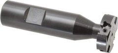 Cutting Tool Technologies - 5/16 Inch Cutting Width, 1.14 Inch Cutting Diameter, 4 Cutter Inserts, 3/4 Inch Shank Diameter, 1215 Insert Style, Indexable Keyseat Cutter - Inch Long Shank - Apex Tool & Supply