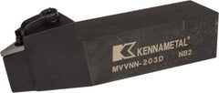 Kennametal - MVVN, Neutral Cut, 0° Lead Angle, 1-1/4" Shank Height x 1-1/4" Shank Width, Negative Rake Indexable Turning Toolholder - 6" OAL, VN..33. Insert Compatibility, Series Kenloc - Apex Tool & Supply