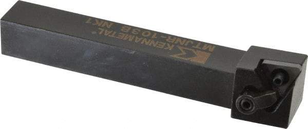 Kennametal - MTJN, Right Hand Cut, 3° Lead Angle, 5/8" Shank Height x 5/8" Shank Width, Negative Rake Indexable Turning Toolholder - 4-1/2" OAL, TN..33. Insert Compatibility, Series Kenloc - Apex Tool & Supply