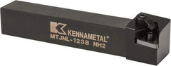Kennametal - MTJN, Left Hand Cut, 3° Lead Angle, 3/4" Shank Height x 3/4" Shank Width, Negative Rake Indexable Turning Toolholder - 4-1/2" OAL, TN..33. Insert Compatibility, Series Kenloc - Apex Tool & Supply